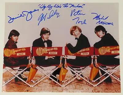 THE MONKEES Signed Autograph Auto 11x14 Photo By All 4 JSA • $1299.99