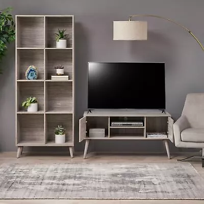 Mavis Mid Century 2 Piece TV Stand & Bookcase Set • $286.58