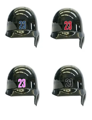 Player's Number 2.5  Softball Baseball Helmet Vinyl Decal Sticker Personalized 1 • $3.25