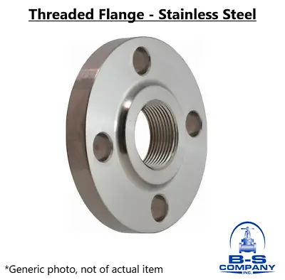 Threaded Flange 1-1/4  150 Raised Face Stainless Steel 316/316L SS A/SA182 B16.5 • $48.50