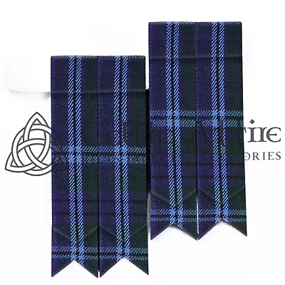 SPIRIT OF SCOTLAND Flashes -Kilt Flashes Hose Sock Garters Highland Kilt Flasher • $12