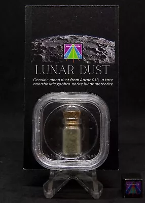 Genuine Rare MOON DUST From Lunar Meteorite Adrar 013 - A Unique Gift Idea! • $28