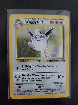 Pokémon TCG Wigglytuff Jungle 16/64 Holo Unlimited Holo Rare • $10