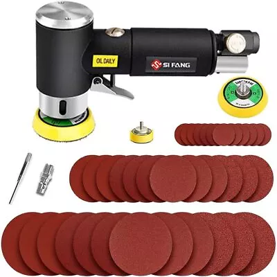 Mini Air Sander 1/2/3 Inch Small Orbital Sander For Auto Body Work Mi • $53.99