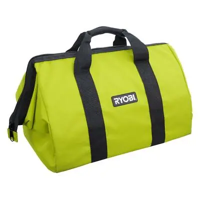 Ryobi Large Contractors Wide Mouth Canvas Tool Bag (18x14x12) • $17.99
