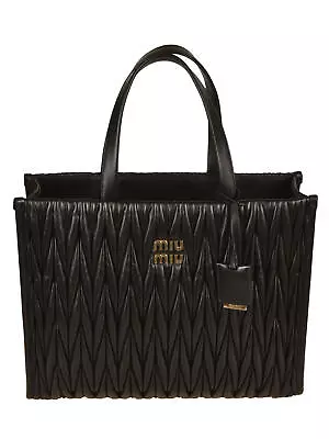 Miu Miu Matelassé Logo Tote • $2086.23