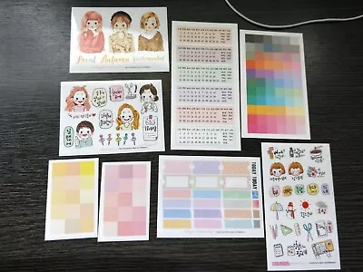 $12.50 • Buy Korean Stickers Months Emotio For Bullet Journal And Scrapbooking Decoration 8pc