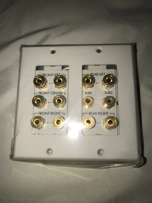 $12.75 • Buy Architectural Audio HT 5.1 Home Theater Wallplate (20108)