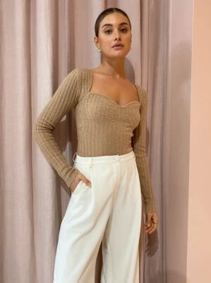 Viktoria & Woods Wool Blend Victory Knit In Caramel Size 0 • $85