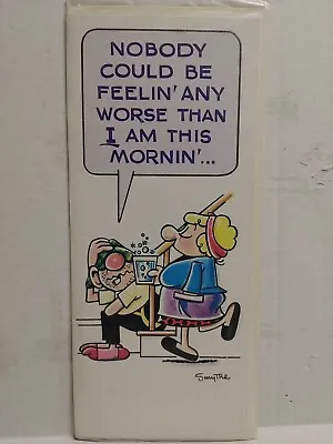 Vintage Andy Capp Get Well Soon Comic Cards Greeting Card Version 1 • $7.29