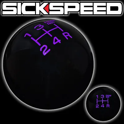 Black/purple Fing Fast Shift Knob 5 Speed Short Throw Shifter Lever 12x1.25 K03 • $24.55