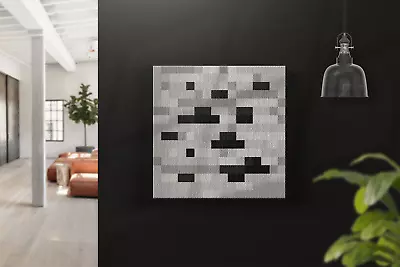 Minecraft Coal Vein Ore Canvas Print - Framed Gaming Artwork Wall Art • £22.90