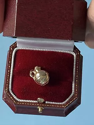 Vintage 9ct Solid Yellow Gold 375 Charm Pendant Jug Full Hallmark (g) • £50