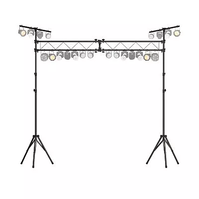 GearIT Lighting Truss System (x2) 12 Ft Tripod Stands With T-Bars (x2) 5 Ft S... • $214.10