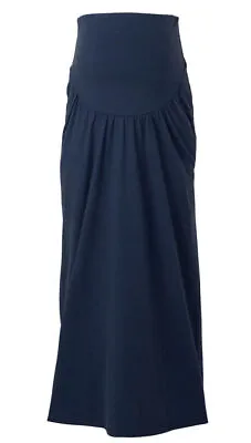 Frugi Women's Jersey Maxi Skirt In Navy -Slightly Imperfect • £9.99