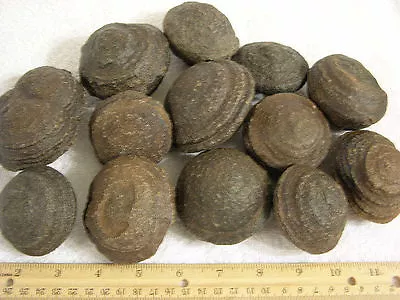 Moqui Marble RARE Jumbo Size 3 Piece Lot  Hematite Concretion Utah Shaman Stone • $24.99