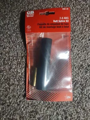 $11.50 • Buy Gardner Bender HSB-28 Cable Splice Kit, 8-2 AWG, Black-sealed ⚡ Fast Shipping!!