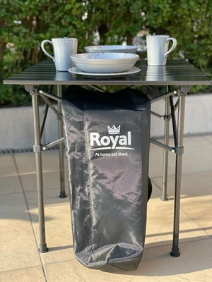 £25 • Buy Royal Leisure Aluminium Slat Folding Compact Camping Caravan Awning Table
