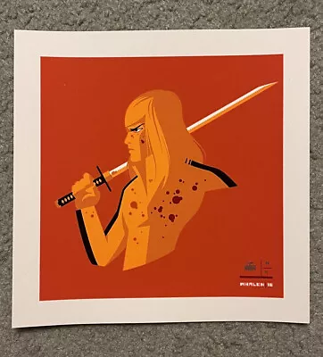 Kill Bill The Bride Quentin Tarantino Movie Art Print Poster Mondo Tom Whalen • $99.99