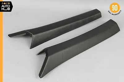 97-04 Mercedes R170 SLK320 SLK230 A Pillar Panel Trim Cover Set Of 2 Black OEM • $66.40