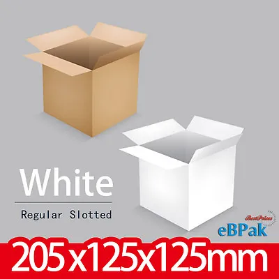 20x Mailing Box 205 X 125 X 125mm Shipping Carton Fit AusPOST 3KG Large Satchel • $12.50