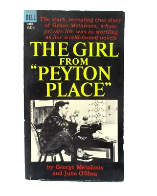 The Girl From Peyton Place : A Biography Of Grace Metalious 1965 Paperback Book • $11.99