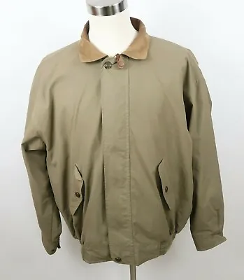 $12 • Buy Gant Mens Polyester Blend LS Full Zip Solid Tan University Coat Jacket Size XL
