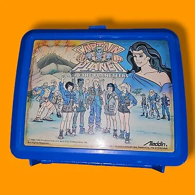 CAPTAIN PLANET & THE PLANETEERS VINTAGE LUNCHBOX - 90s CARTOON NETWORK ALADDIN • $9.99