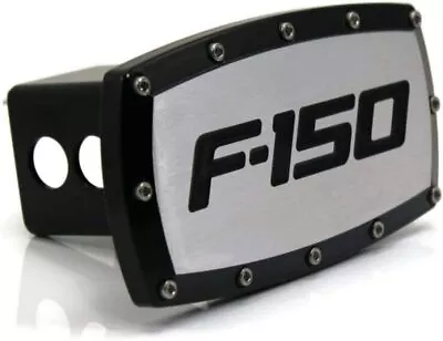 Ford F-150 F150 Engraved Black Billet Trailer Tow Hitch Cover Official Licensed • $55.95