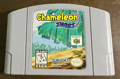 Chameleon Twist (Nintendo 64 1997) AUTHENTIC • $5.12