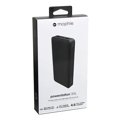 MOPHIE  Powerstation XXL 20000mAh Powerbank With 18W PD Fast Charge • $28.89