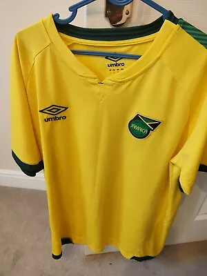 Jamaica Home Football Shirt Umbro Large Reggae BOYZ Adults Large • £34.99