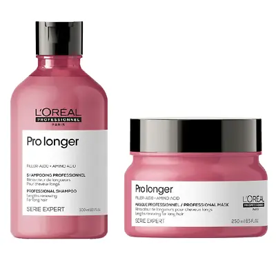 L'Oreal Serie Expert Pro Longer Shampoo & Mask 10.1oz / 8.5oz • $54.99