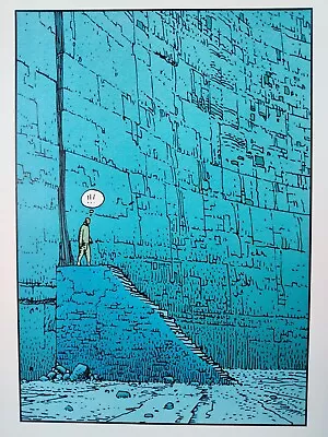 Jean Giraud Moebius French Illustrated Art Color Lithograph Unsigned Page 24 • $109.99