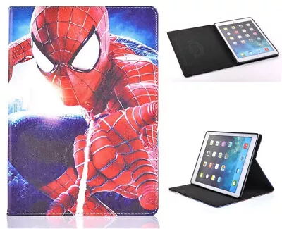 For IPad Pro 10.5 / 10.2 Spider-Man Web Superhero Avengers New Smart Case Cover • £24.99