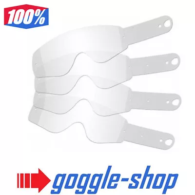 100% MOTOCROSS GOGGLE TEAR-OFFS To Fit 100% RACECRAFT / ACCURI / STRATA • $11.31