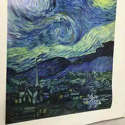 NEW Van Gogh Immersive Experience Exhibit Poster Starry Night 23X16.5 In • $15