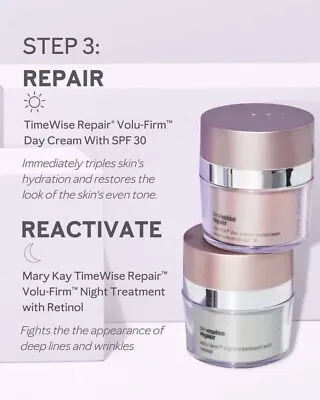 Mary Kay Timewise Repair Volu-firm Set Day & Night Free Shipping Exp 05/25 • $79.99