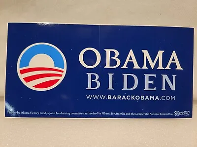 $6 • Buy Obama Biden 2008 Original Political Campaign Bumper Sticker