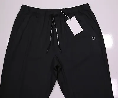 New! Ohmme Dharma Model Black Performance Gym Pants Men's XL • $28