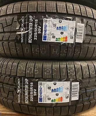 2x Royal Winter 225/55 R18 98v A1 Tyres Snow/ice/mud 225 55 18 2255518 C+b M&s • $236.22