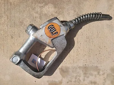 Gulf Oil Gas Pump Nozzle Wall Décor With Vintage Inspired Design • $39.95