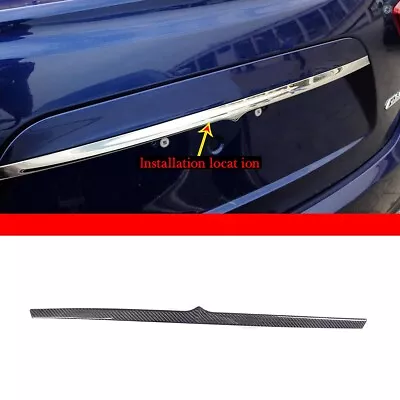 100% Carbon Fiber Tailgate Wing Kits Trunk Lid Trim For Maserati Ghibli 2014-19 • $292.59