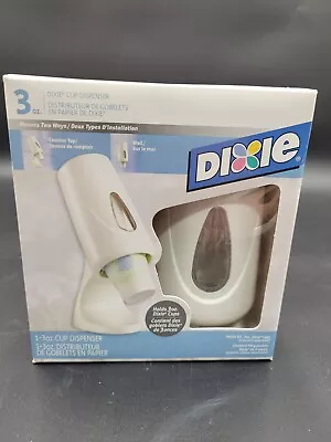 Dixie Cup Dispenser For 3 Oz Dixie Cups Counter Or Wall Mount Vintage New • $35