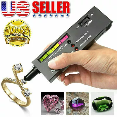 Portable Diamond Tester Selector Illuminated Jewelry Gemstone Testing Tool Kit • $13.79