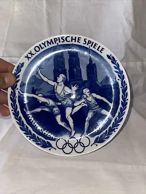 1972 Munich XX Olympics Olympische Spiele Plate Weiden Bavaria West Germany • $13