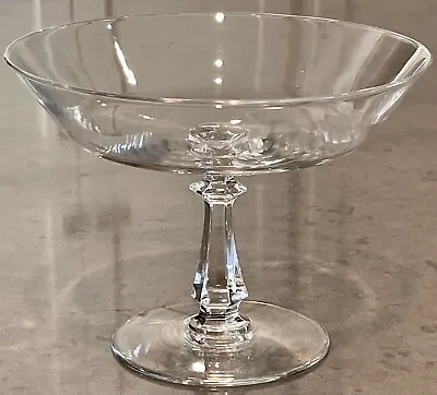 $24.99 • Buy Beautiful Val St Lambert Crystal Concerto Compote Dish Pedestal Bowl Signed