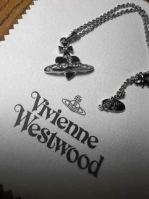 Vivienne Westwood Black Small  Heart Necklace • $1