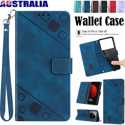 For Xiaomi Mi 13 Redmi Note 11 12 Pro Wallet Case Magnetic Flip Leather Cover • $13.69