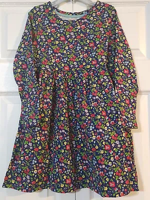 NWT Mini Boden Starboard Autumn Berry Floral Dress Size 5-6 Y 116cm! • $27.99